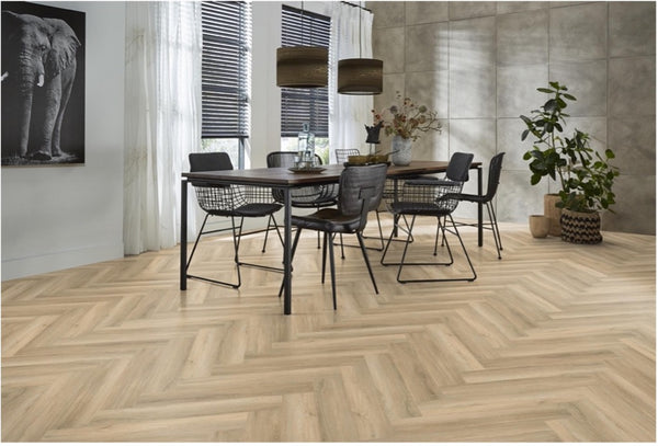 YUP Herringbone beige dryback