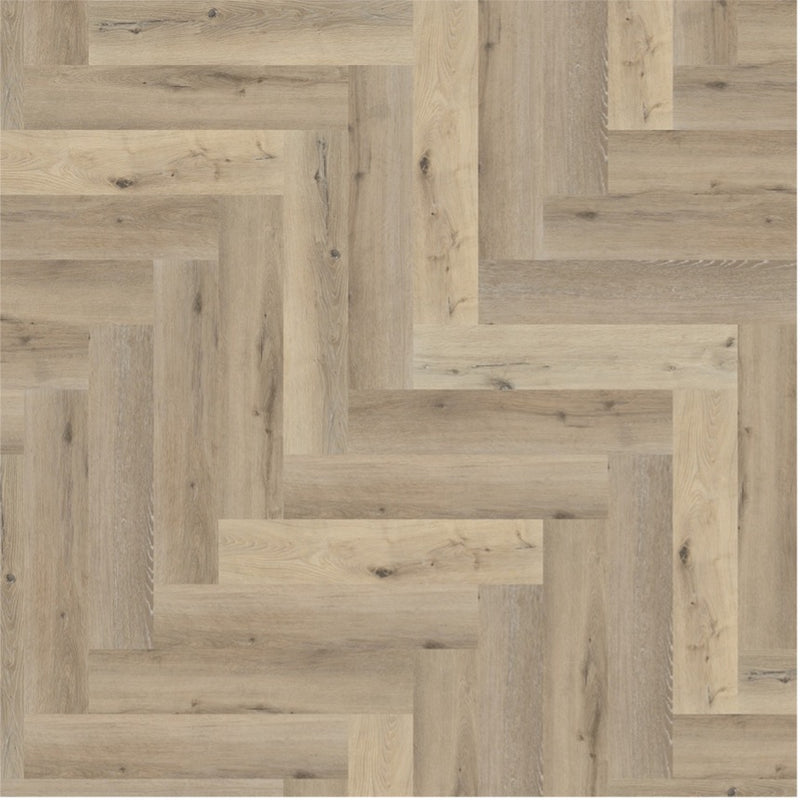 YUP Herringbone light oak dryback